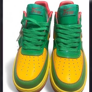 Nike Air Force 1 Low Lil Yachty Concrete Boys Lucky Green size 8 #NoBox